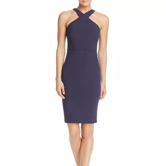 Designer LIKELY Carolyn Blue Sheath Dress - Sz. 4, Beautiful and Classy Dress - Picture 1 of 6